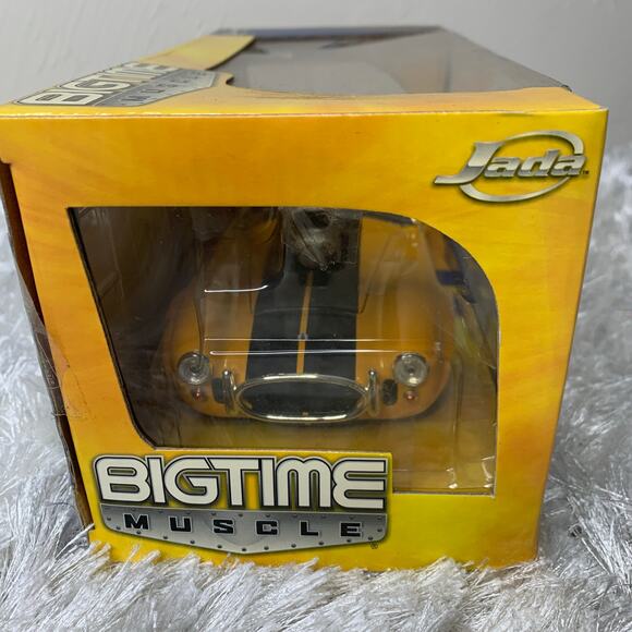 Jada 1:24 1965 Yellow Shelby Cobra 427 S/C Bigtime Muscle NIB - Picture 7 of 7